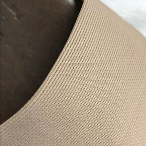 Munro Shoes - Munro American Tan Tech Stretch Fabric Slides 8 Munro Shoes - Munro American Tan Tech Stretch Fabric Slides 8